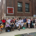 Workers and local labor community come together to commemorate Bloody Friday in Minneapolis. On July 20, 1934, the Minneapolis police attacked and opened fire on picketers in the streets of the Warehouse District. Police shot 67 strikers and killed two, Henry Ness and John Belor.