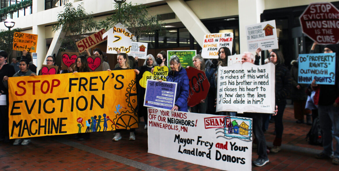 “In the Landlords’ Pockets”: Tenants Furious As Minneapolis Mayor Jacob Frey Vetoes Eviction Pause